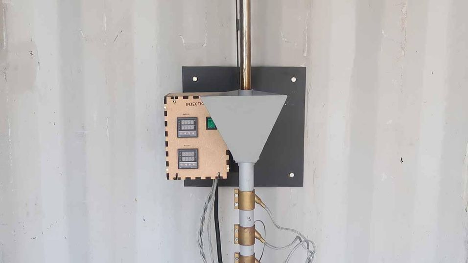 Wall Injection Mount Injection wall mount - Library - Precious Plastic Community